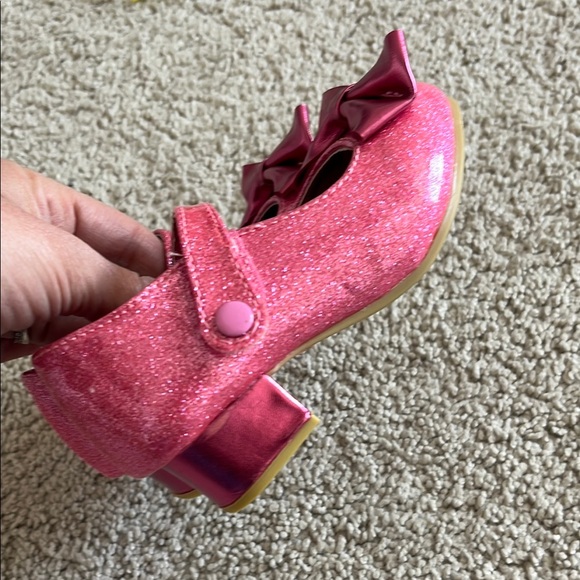 Disney Minnie Mouse Pink Glitter Kids Shoes - Picture 3 of 5